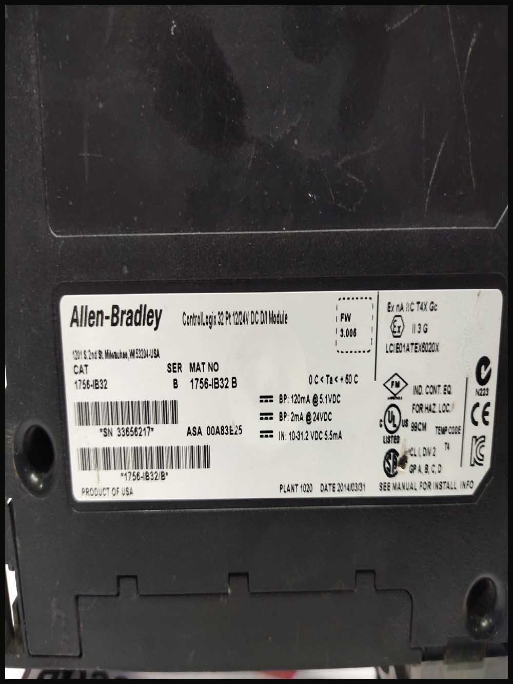 ALLEN-BRADLEY 1756-IB32