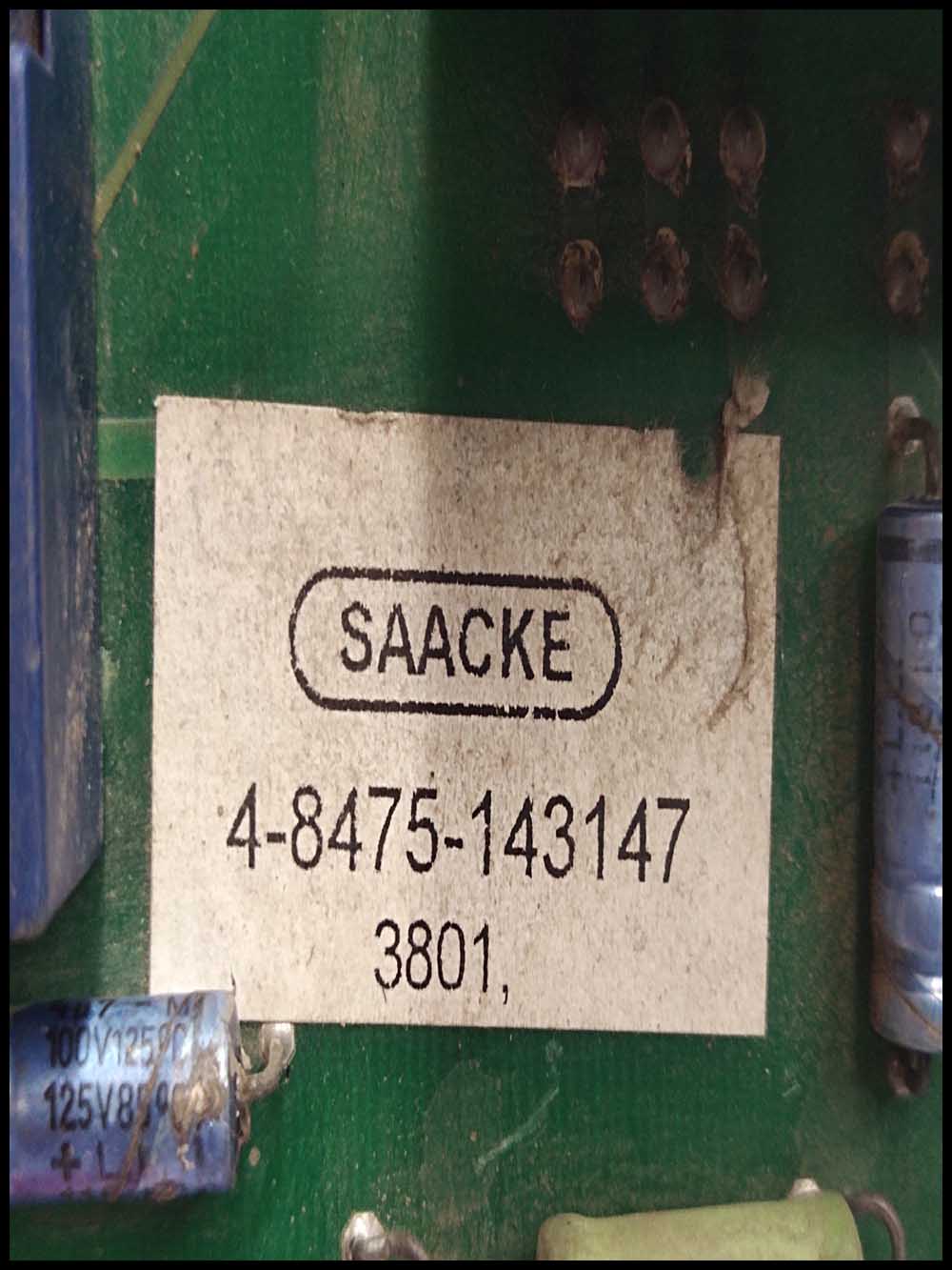 SAACKE 4-8475-143147 PCB REV.1.2