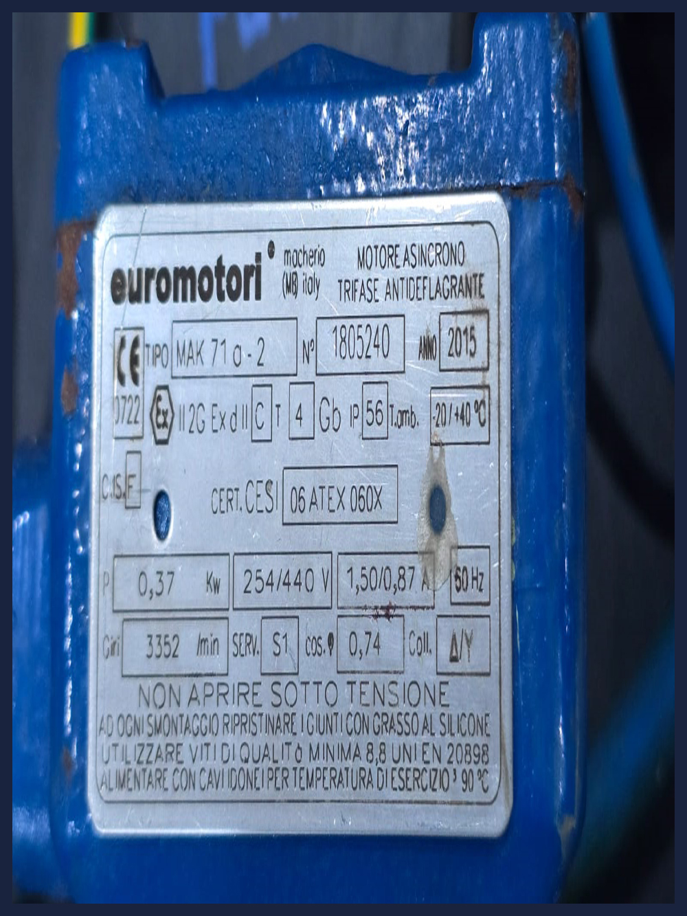 EUROMOTORI 1805240 MOTOR