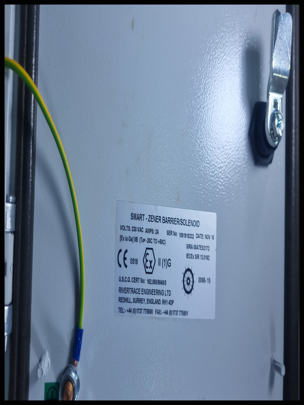 RIVERTRACE ENGINEERING SMART ZENER BARRIER SOLENOID
