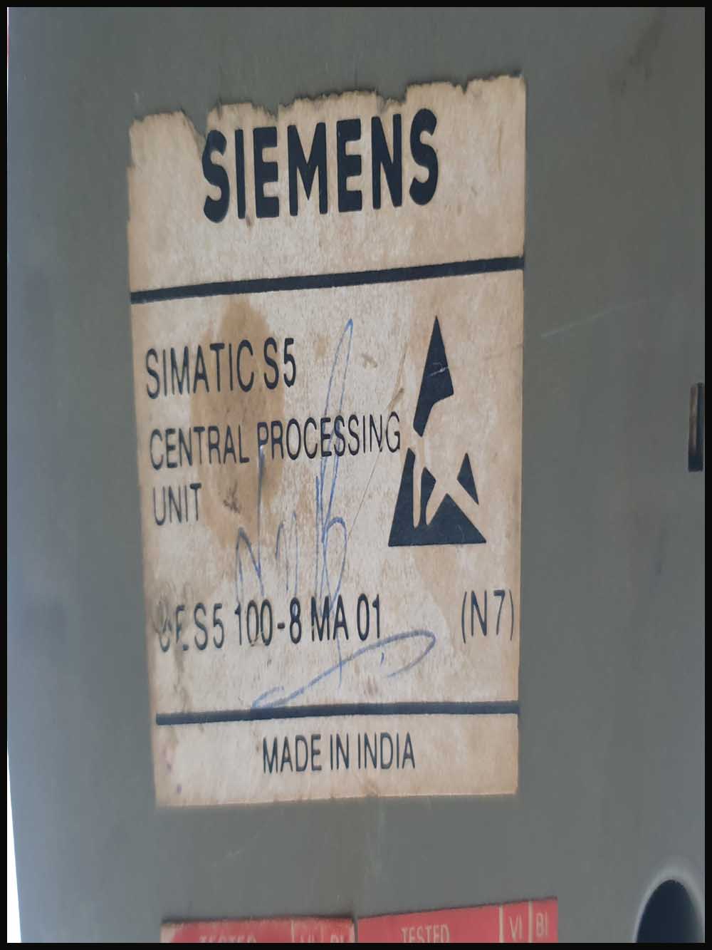 6ES5100-8MA01 SIMATIC S5-100U CPU100 SIEMENS