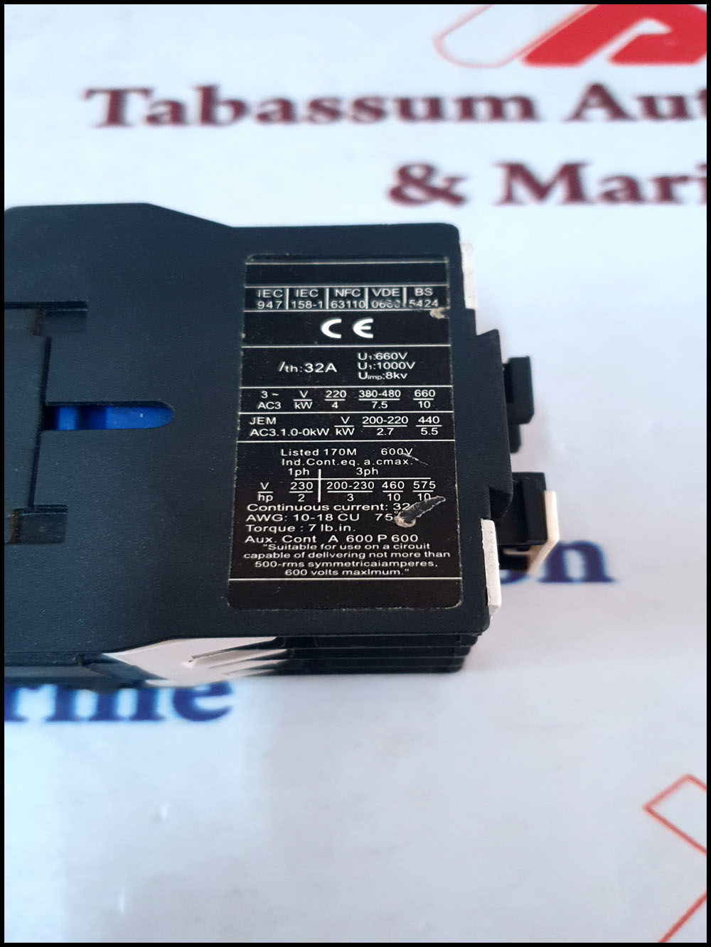 TELEMECANIQUE LC1 D1801M7 CONTACTOR 220V 240V 7.5KW 10HP