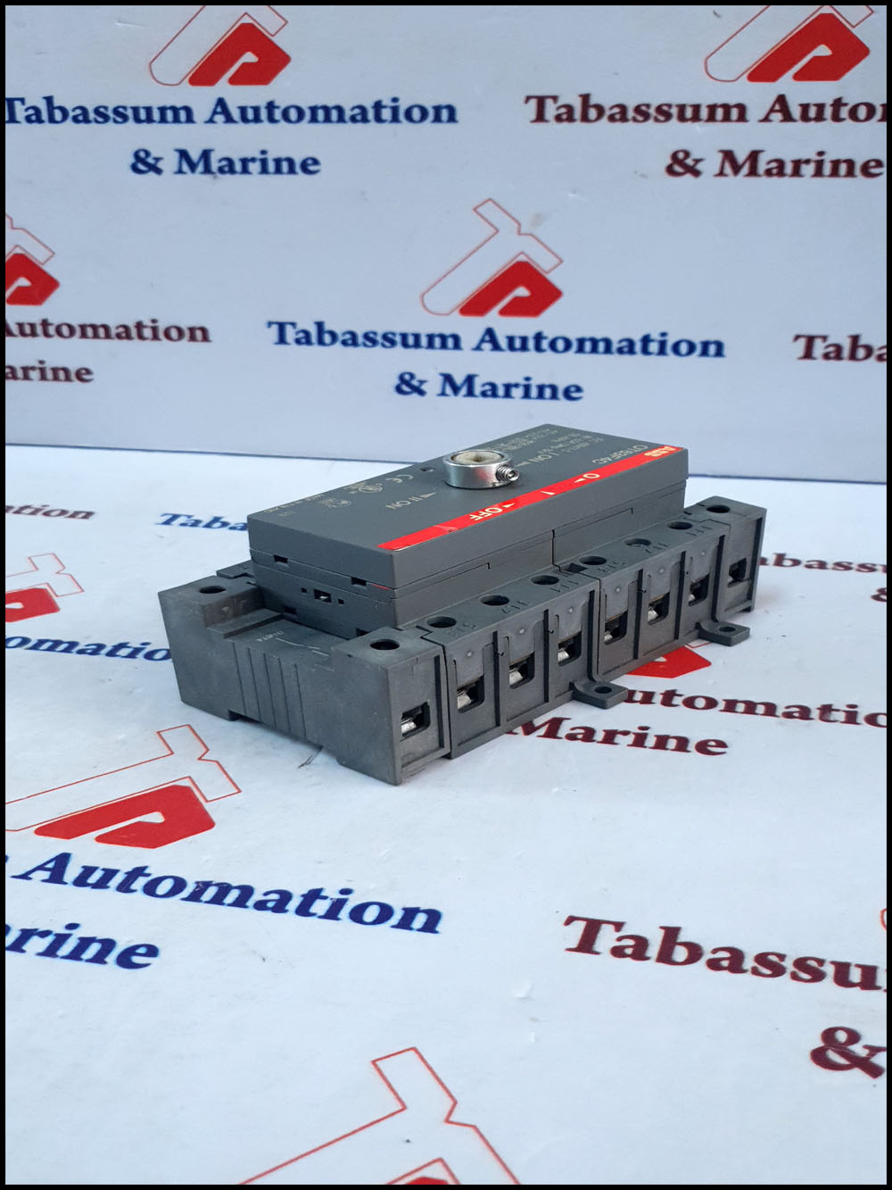 ABB 4P POLE DIN RAIL NO FUSED ISOLATOR SWITCH 63A MAXIMUM CURRENT IP20