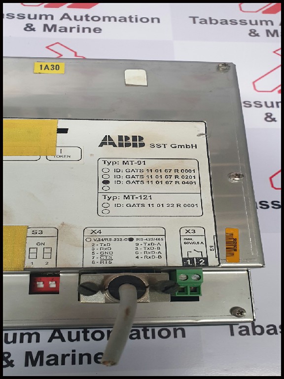 ABB MT-91-ARC FP A OPERATOR PANEL MT-91 MT91ARCFPA  USED