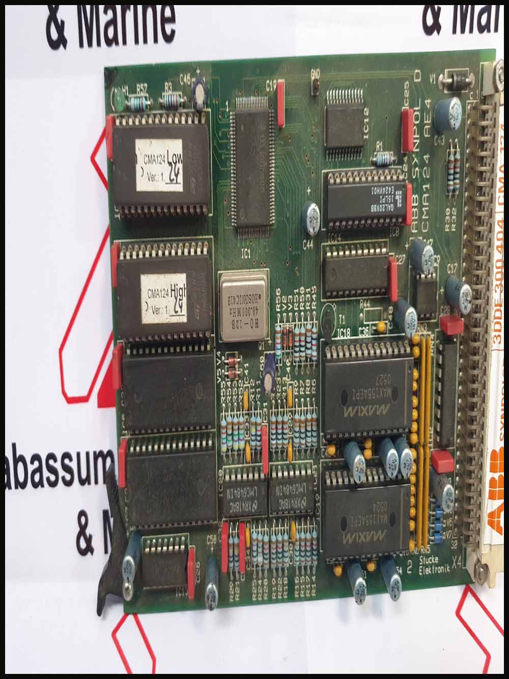 ABB SYNPOL D CMA124 AE4 PCB CARD 3DDE 300 404