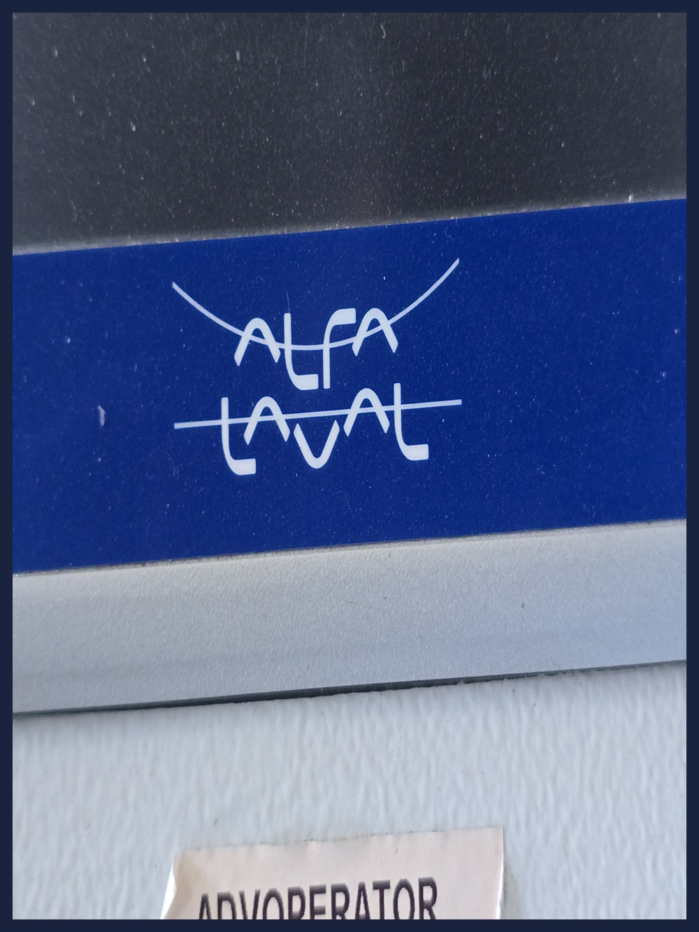 ALFA LAVAL REMOTE CONTROL PANEL BALLAST WATER TREATMENT SYSTEM