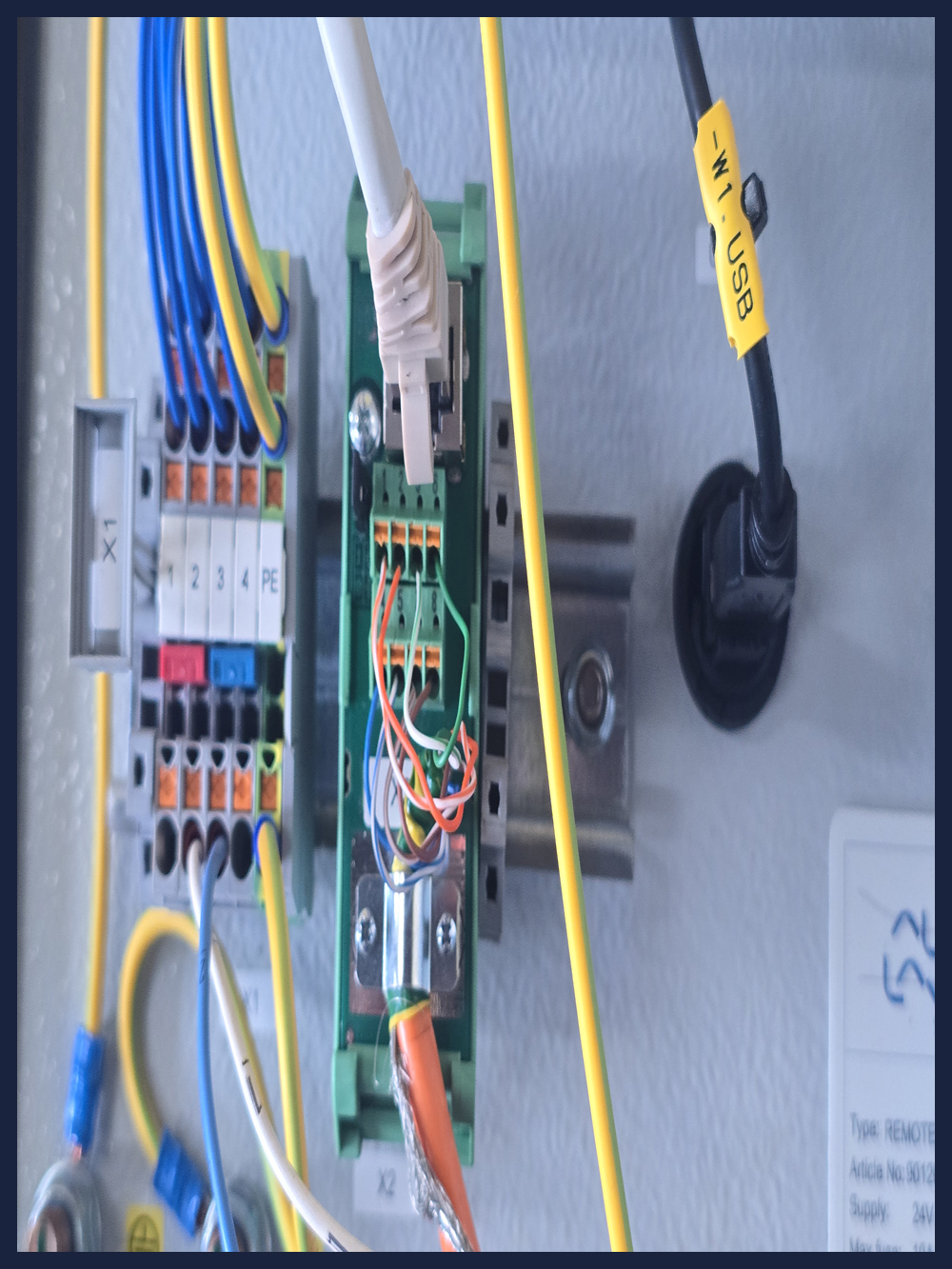 ALFA LAVAL REMOTE CONTROL PANEL BALLAST WATER TREATMENT SYSTEM