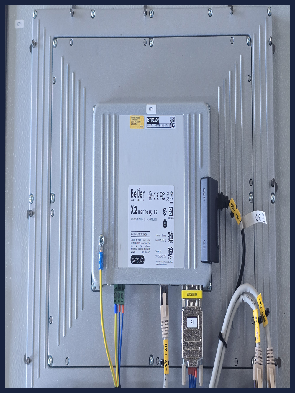 ALFA LAVAL REMOTE CONTROL PANEL BALLAST WATER TREATMENT SYSTEM