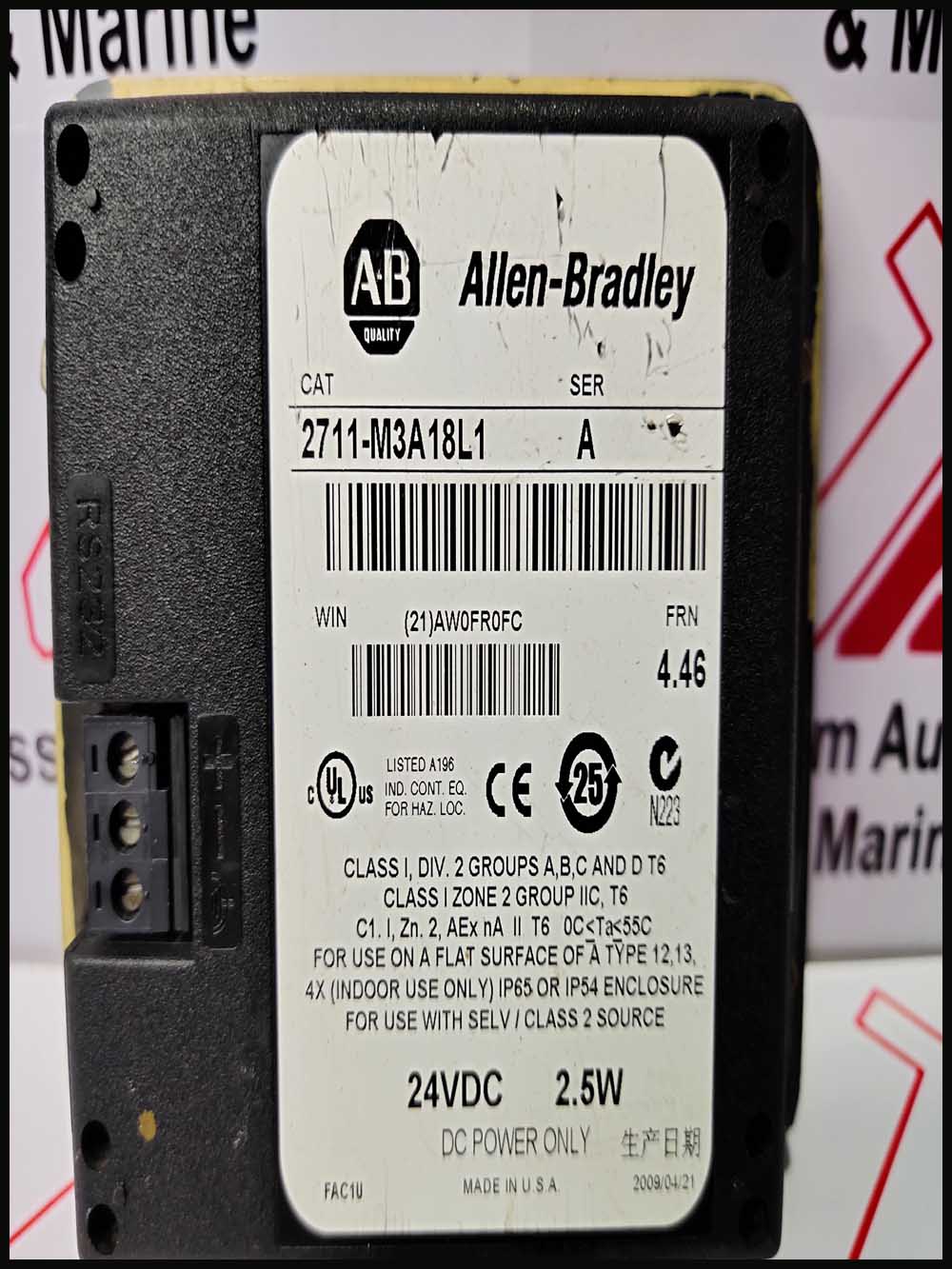 ALLEN-BRADLEY 2711-M3A18L1