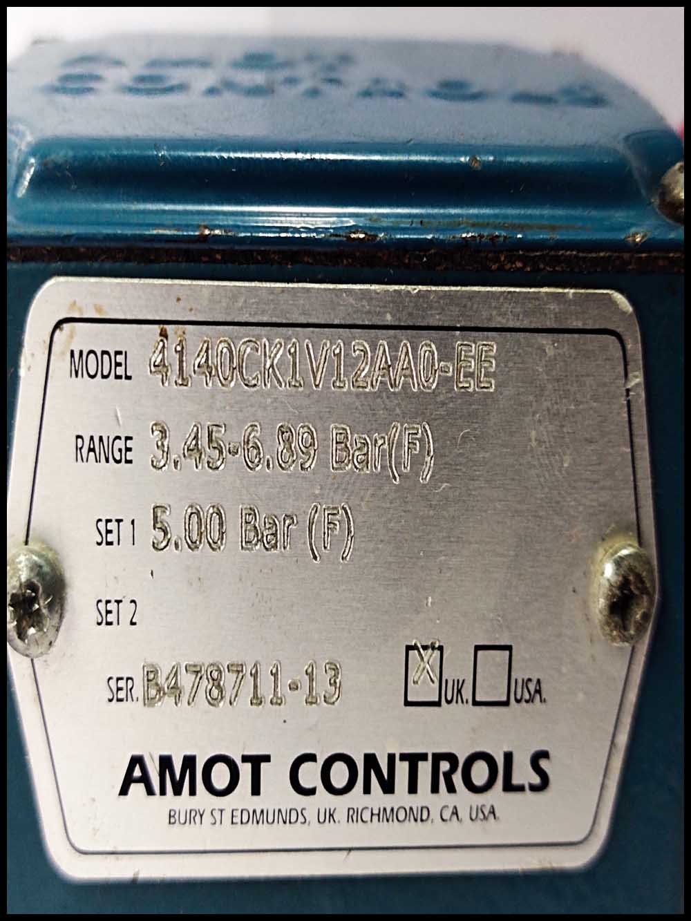 AMOT CONTROL 4140CK1V12AA0-EE PRESSOARE