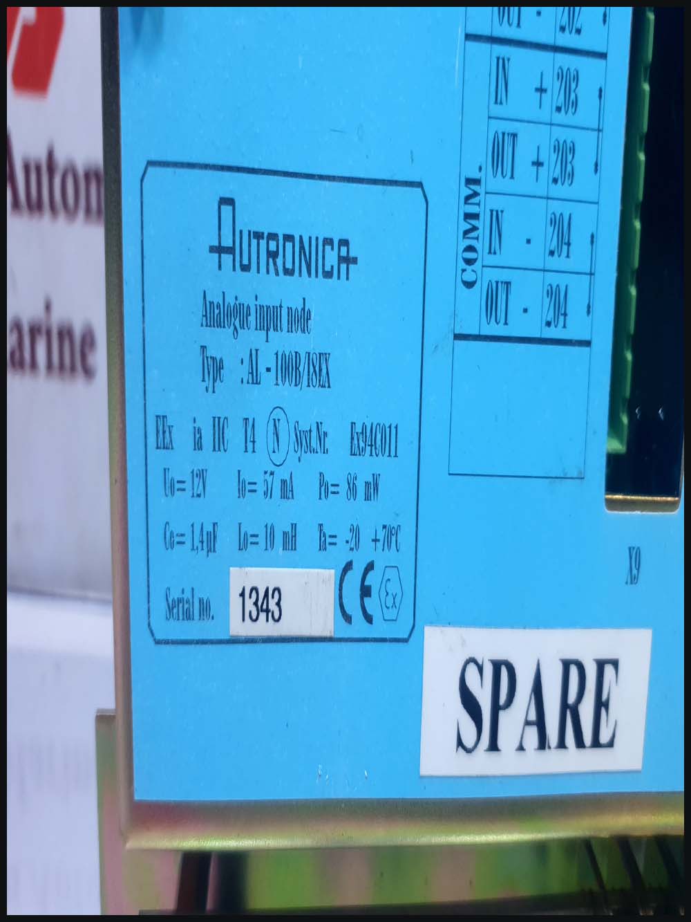 AUTRONICA AL 100B 18EX