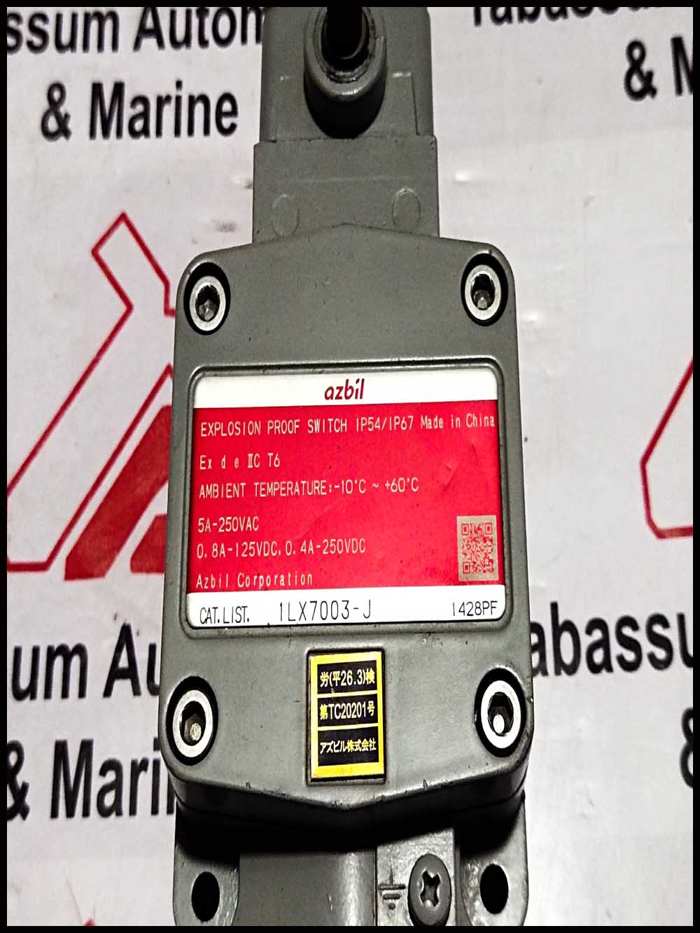 AZBIL 1LX7003-J Limit Switch