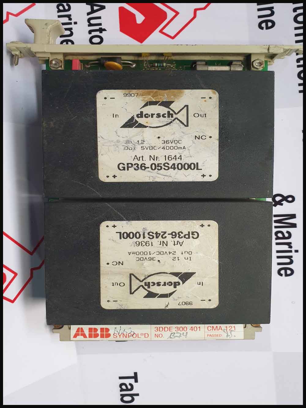 Abb Synpol D 3DDE 300 401 CMA 121  Power Supply Card