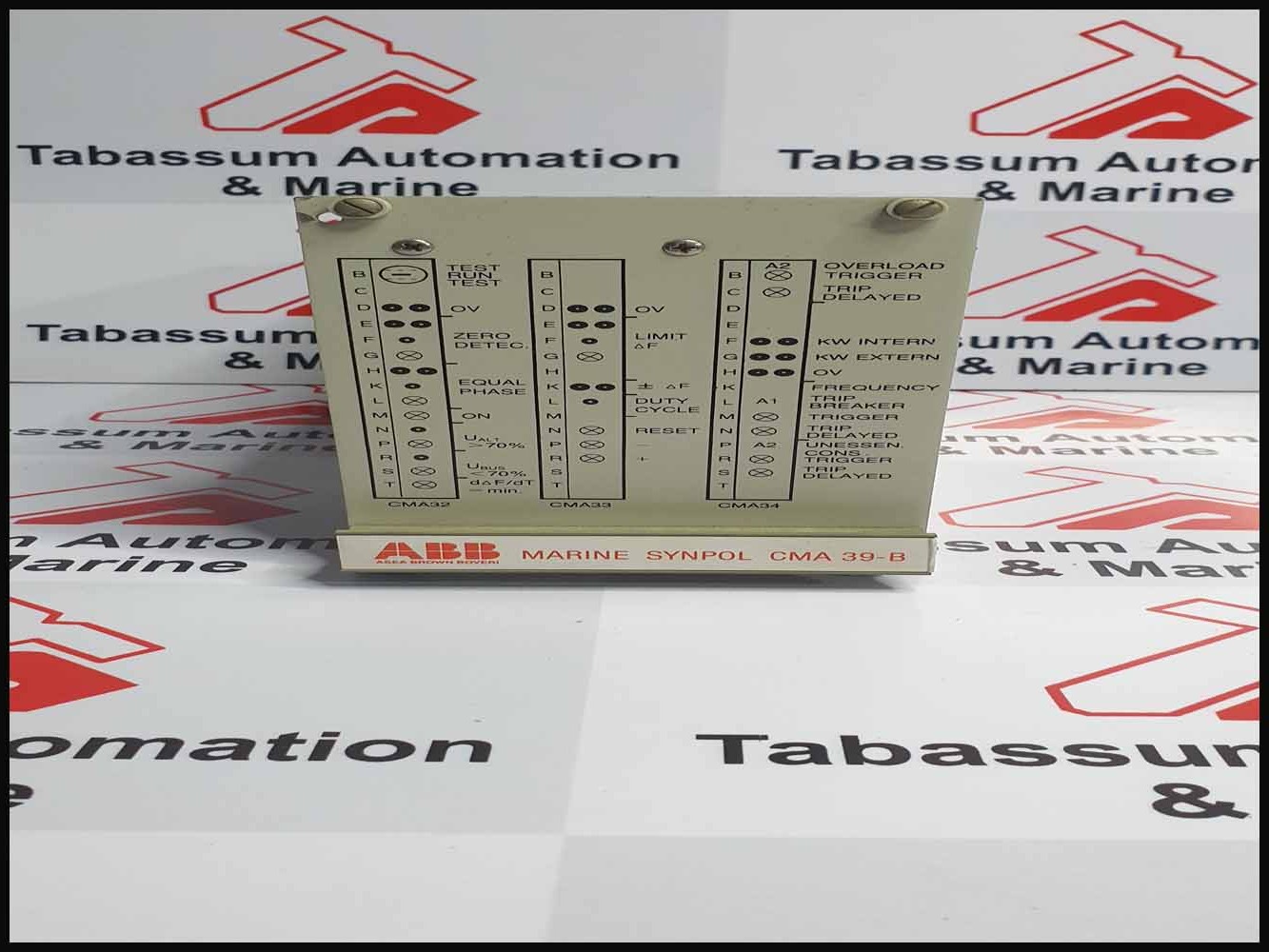 Abb synpol CMA 39-B GVT 360 8491 voltage insert card