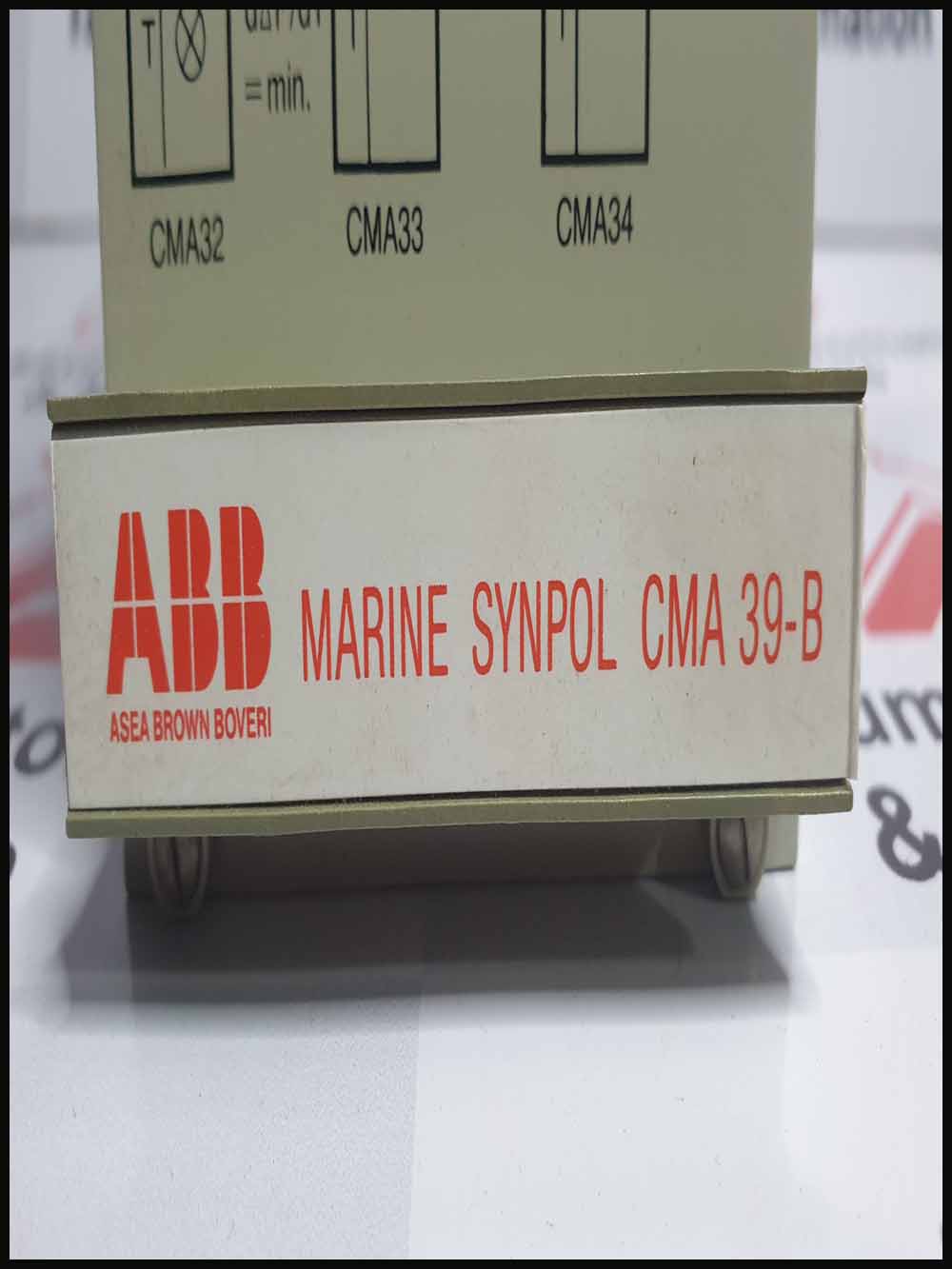 Abb synpol CMA 39-B GVT 360 8491 voltage insert card