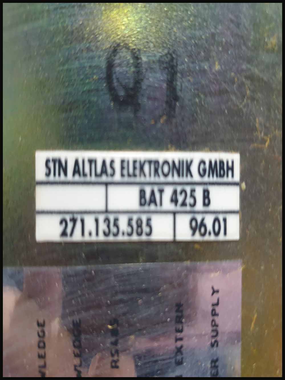 STN ATLAS ELECTRONIC BAT 425 B