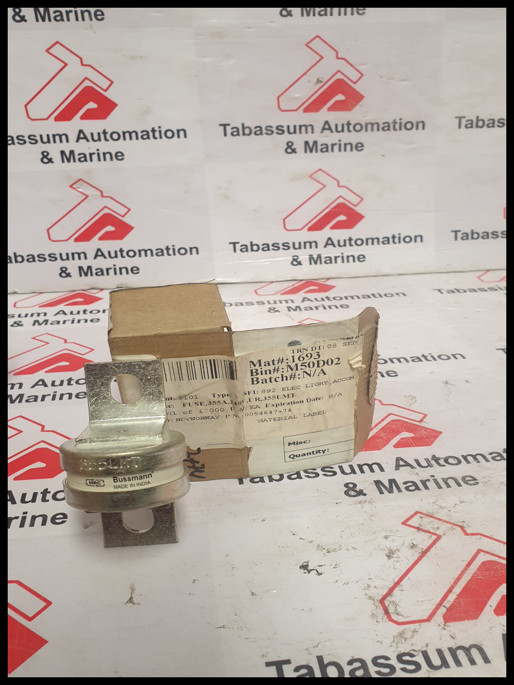 BUSSMANN 355LMT 355A 240V AC FUSE