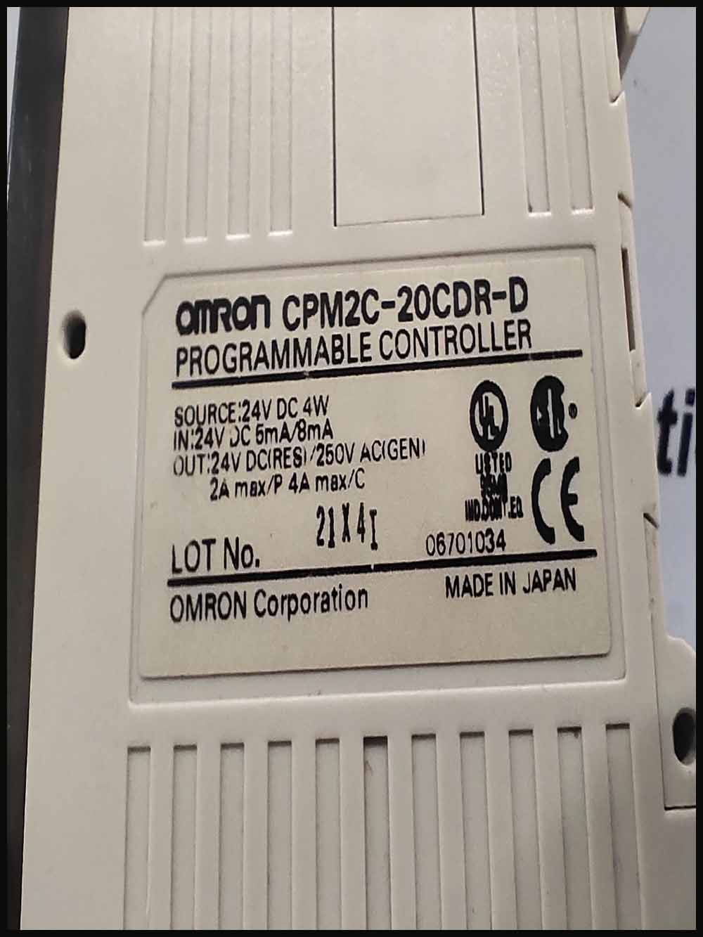 OMRON CPM2C-20DCR-D
