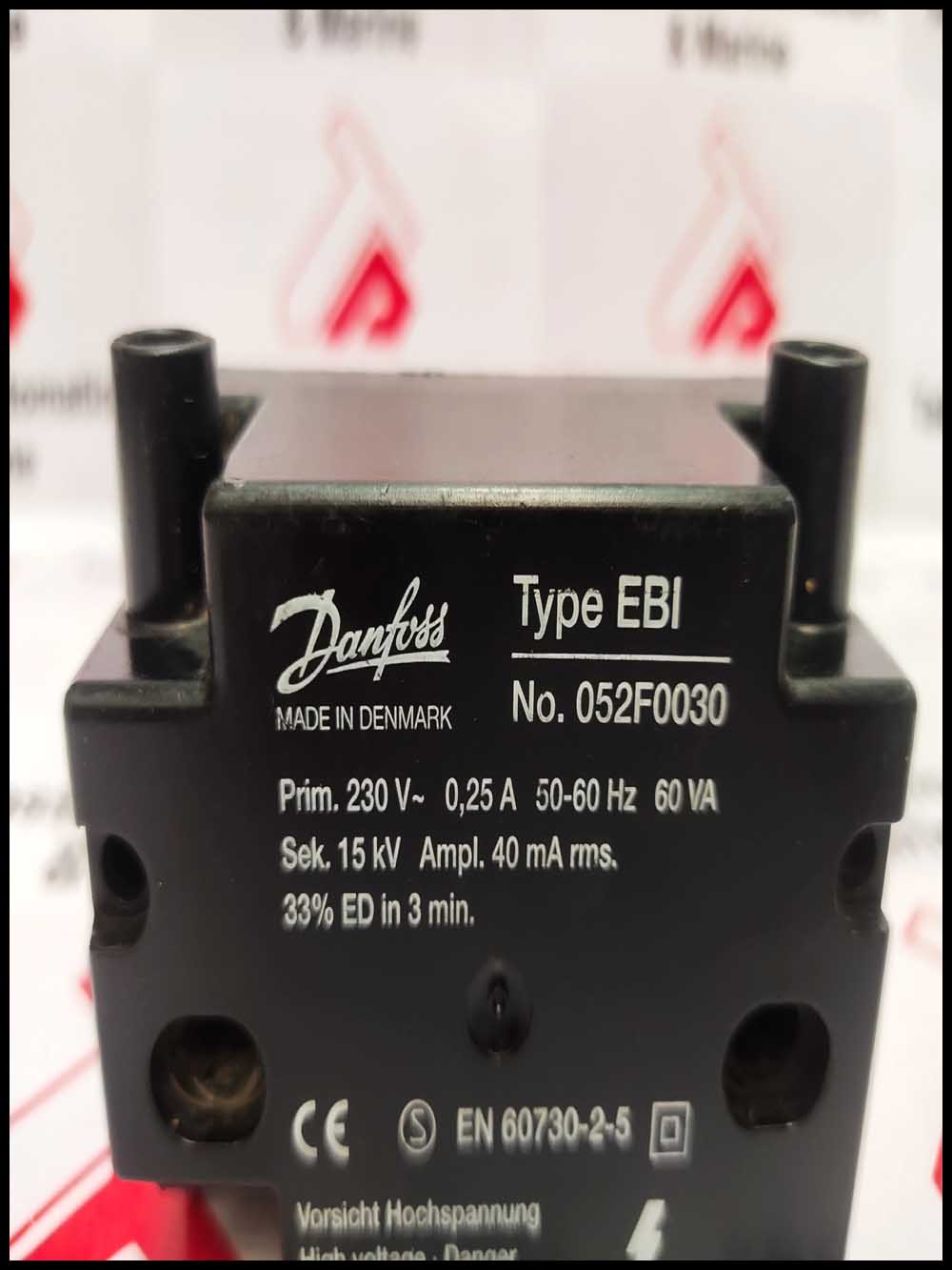 DANFOSS EBI IGNITION TRANSFORMER UNIT