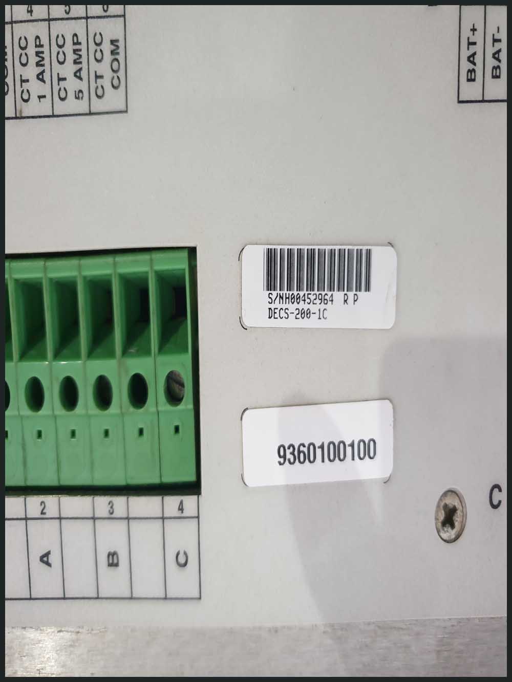 DECS-200-1L9360100101 Digital Excitation Control System