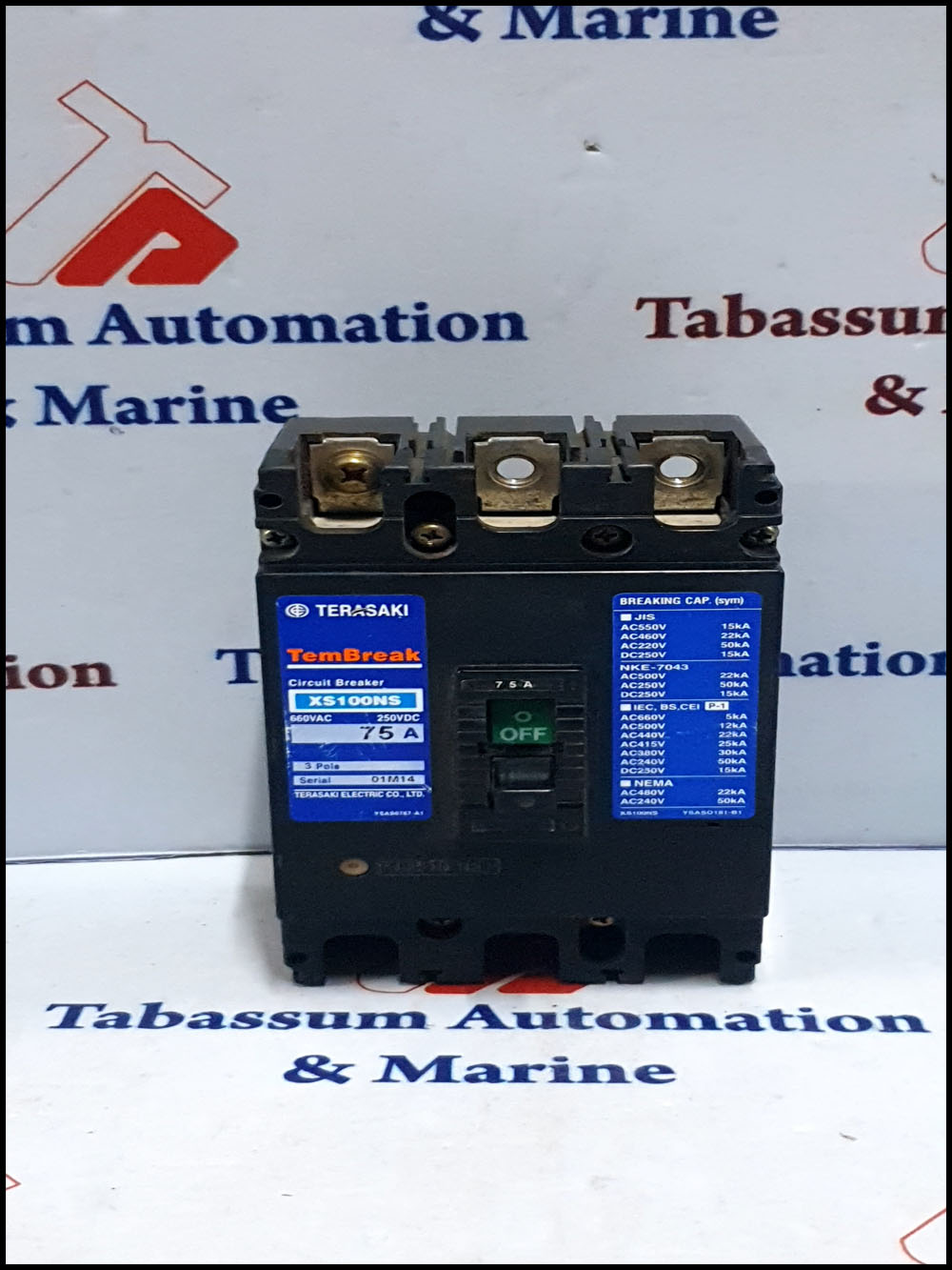 TERASAKI TEMBREAK CIRCUIT BREAKER XS100NS