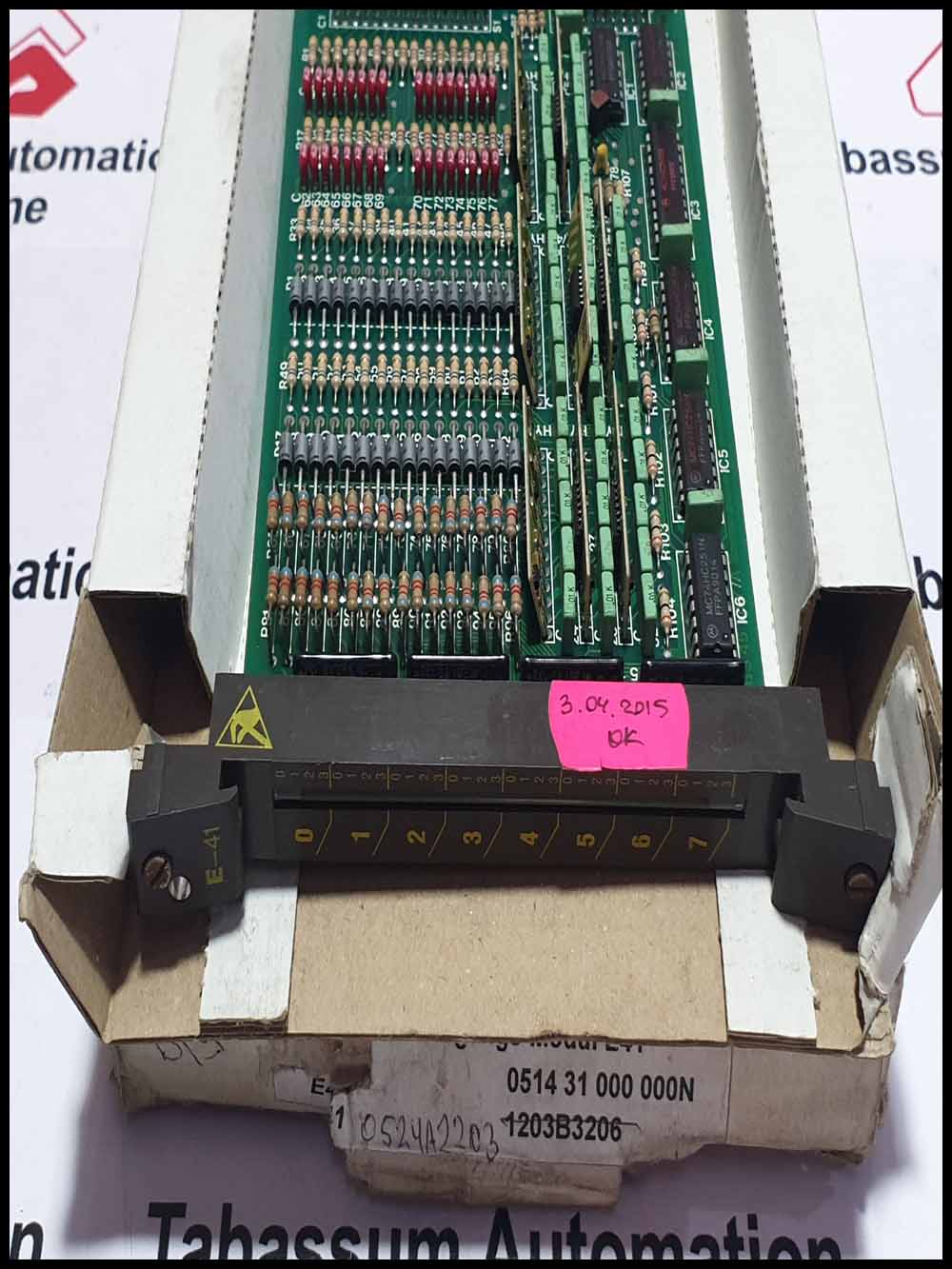 EBERLE E-41 EINGANGS-MODUL INPUT CARD 0514 31 000 000N