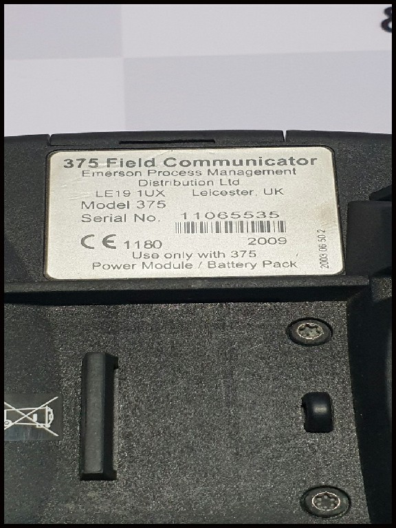 EMERSON 375 FIELD COMMUNICATOR