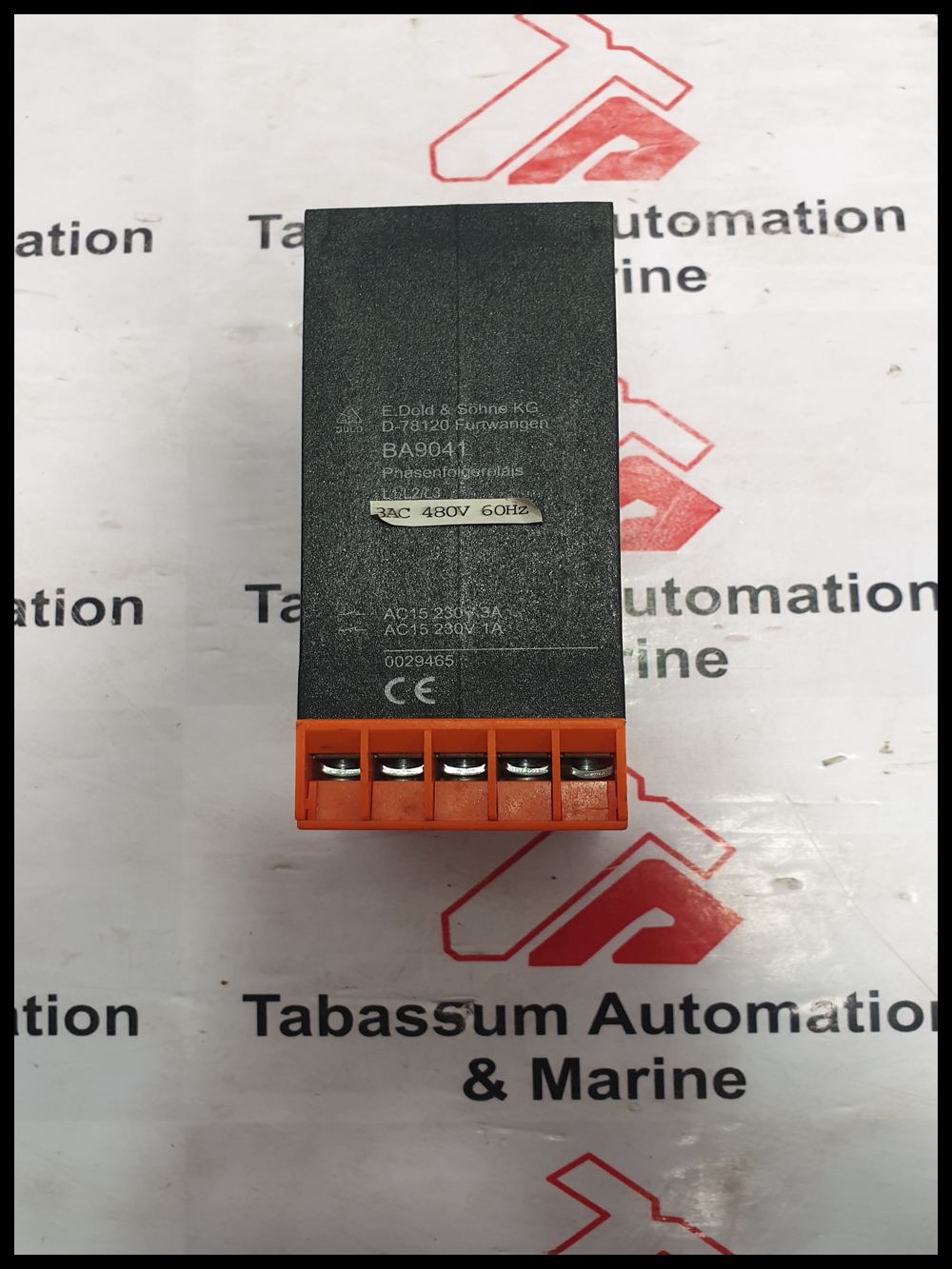 E DOLD BA 9041 PHASE SEQUENCE RELAY