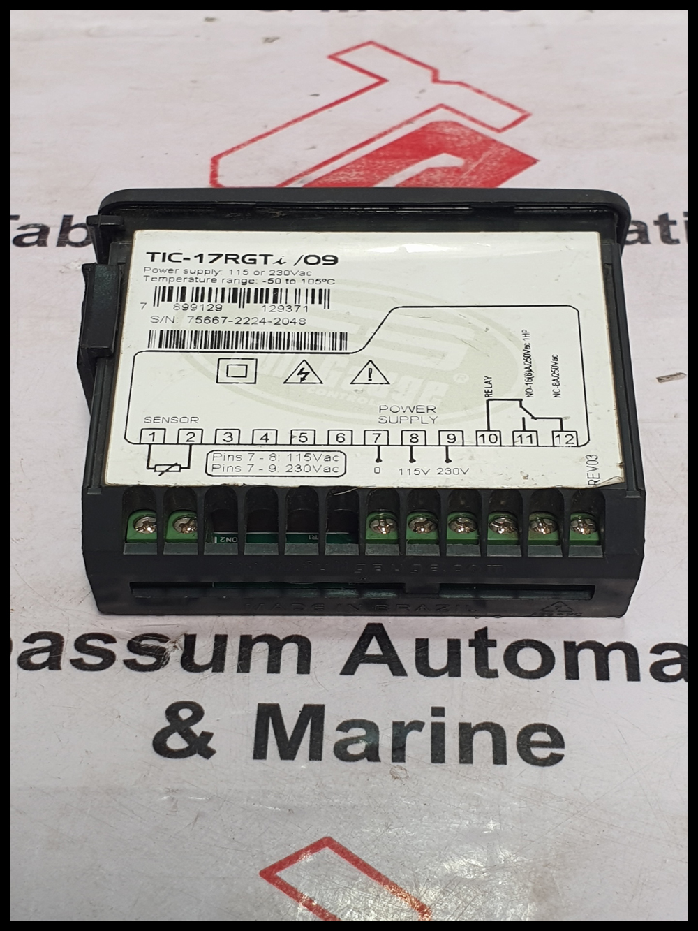 FULL GAUGE TIC 17RGTI TEMPERATURE CONTROLLER