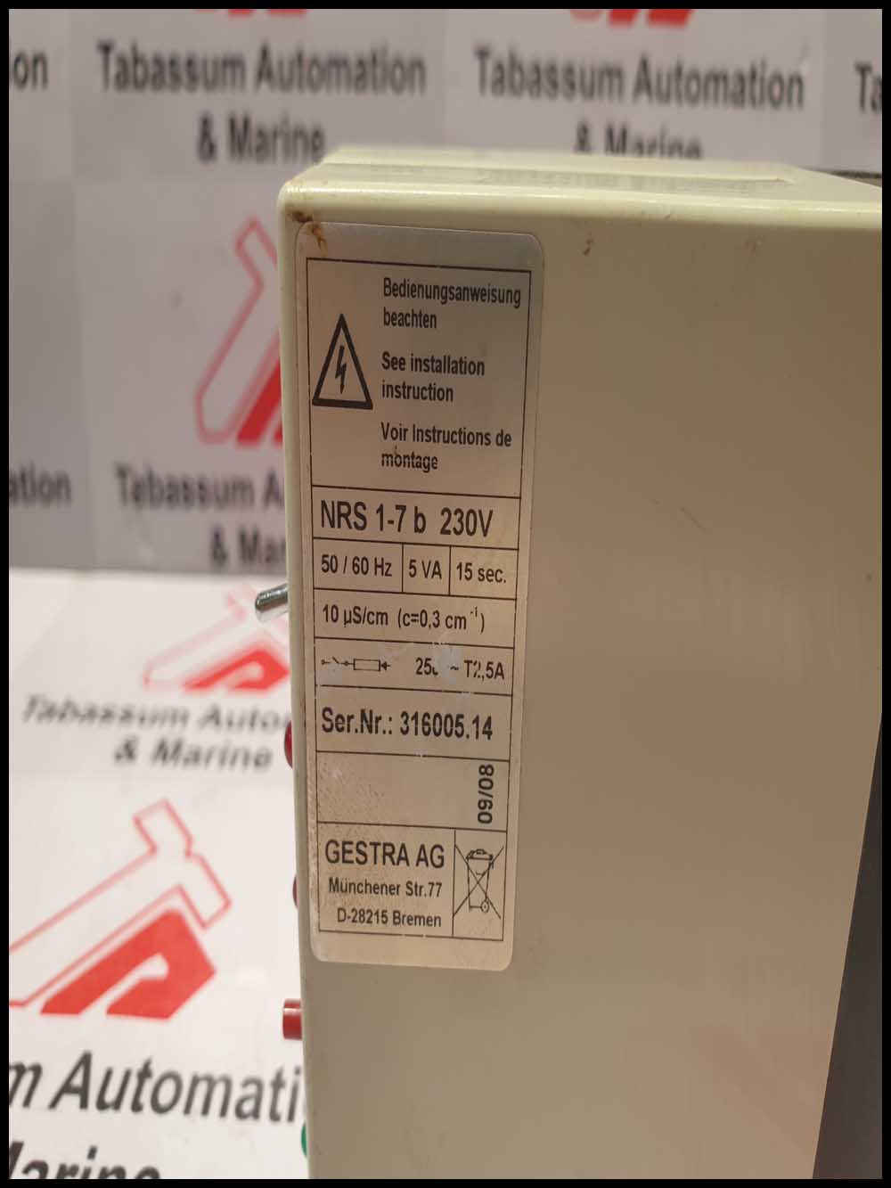 GESTRA NRS 1-7 b 230V WATER LEVEL SWITCH