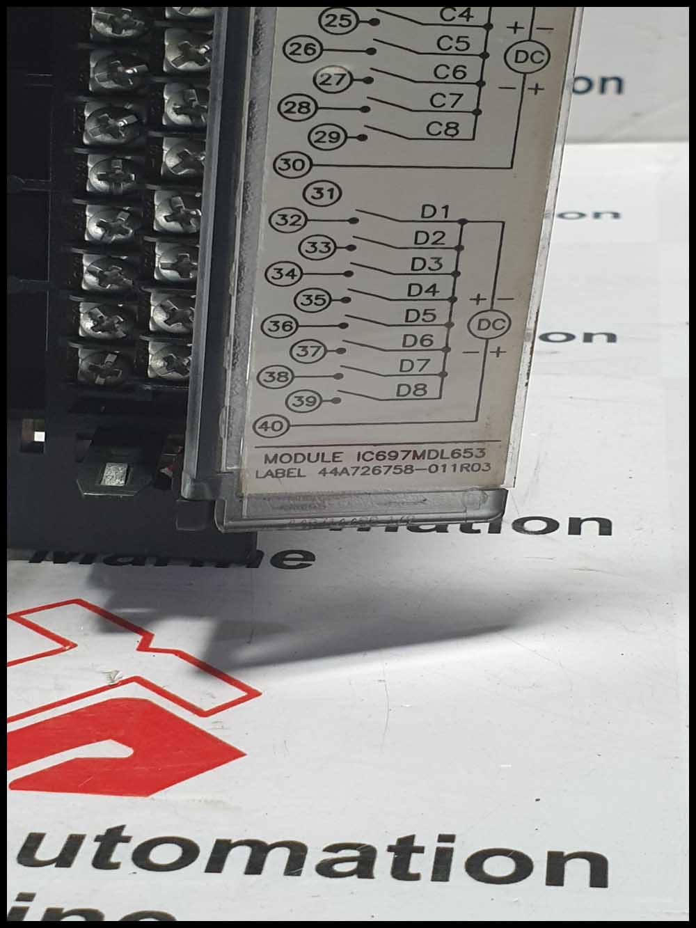 GE FUNCE  MODULE IC697MDL653 DIGITAL Input Module LABEL 44A726758-011R03