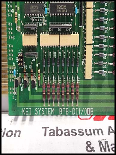 KEI SYSTEM BTB-DI1/01B DIGITAL INPUT MODULE PCB