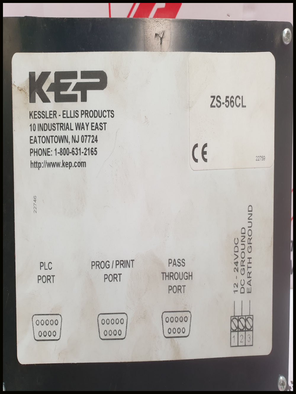 Kessler-ellis zs-56cl interface controller