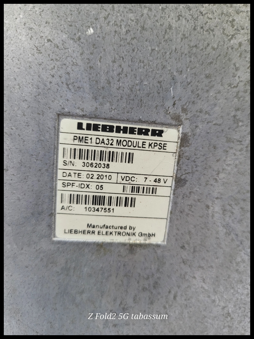 LIEBHERR 10347551 PME1 DA32 MODULE KPSE