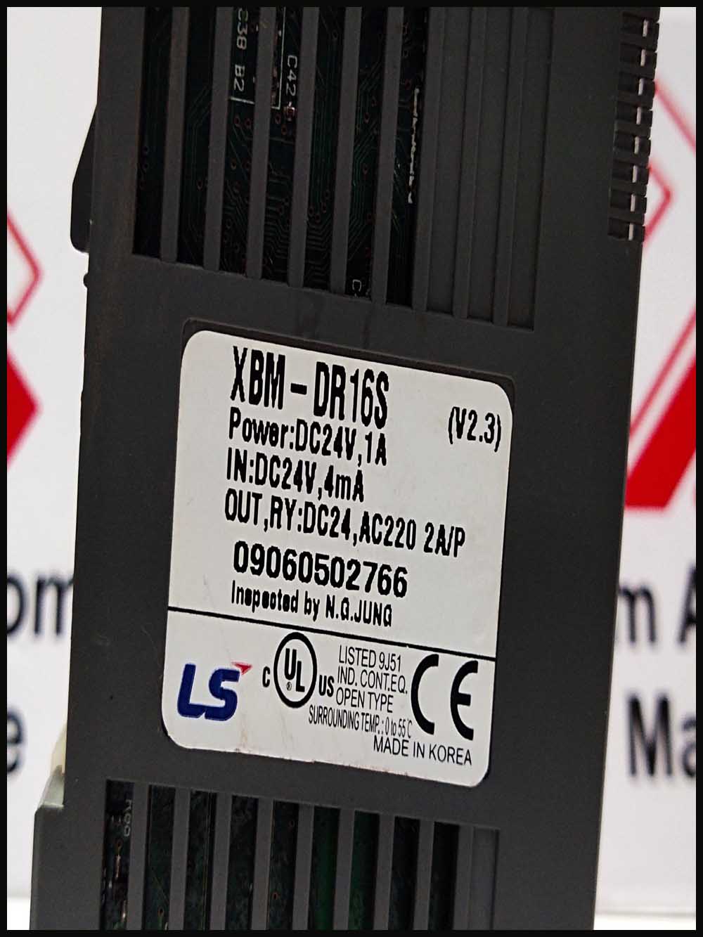 LS PLC XGB SERIES XBM-DR16S DC INPUT 8, RELAY OUTPUT 8 MODULE