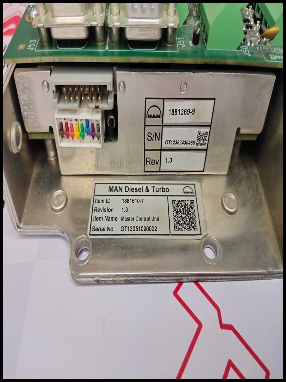 MAN Diesel Turbo 1881610-7 Rev 1 3 Master control Unit MAN BW 18816107