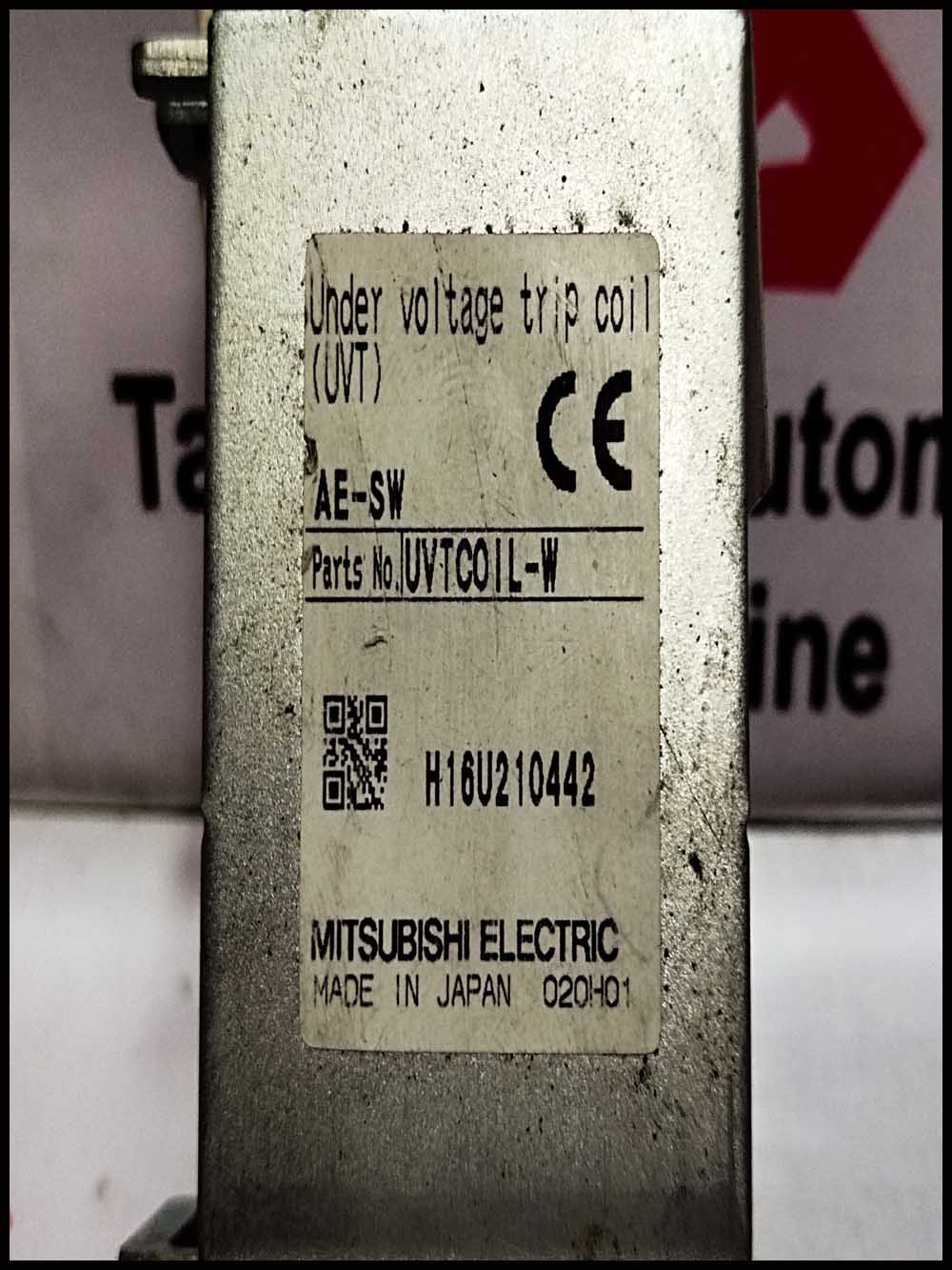 MITSUBISHI AE-SW UVTCOIL-W UNDER VOLTAGE TRIP COIL FOR UVT CONTROLLER
