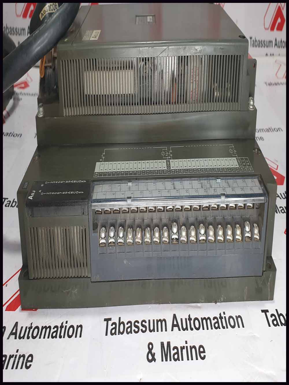 MITSUBISHI  TYPE AOJ2PW PROGRAMMABLE CONTROLLER IN AC100/200V  OUT DC5V2.3A DC24V1.5A DATE 0606F