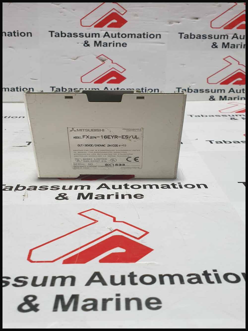 MITSUBISHI  MODEL FX2N -16EX-ES/UL  PROGRAMMABLE CONTROLLER  IN 24VDC 5MA SERIAL NO 010096