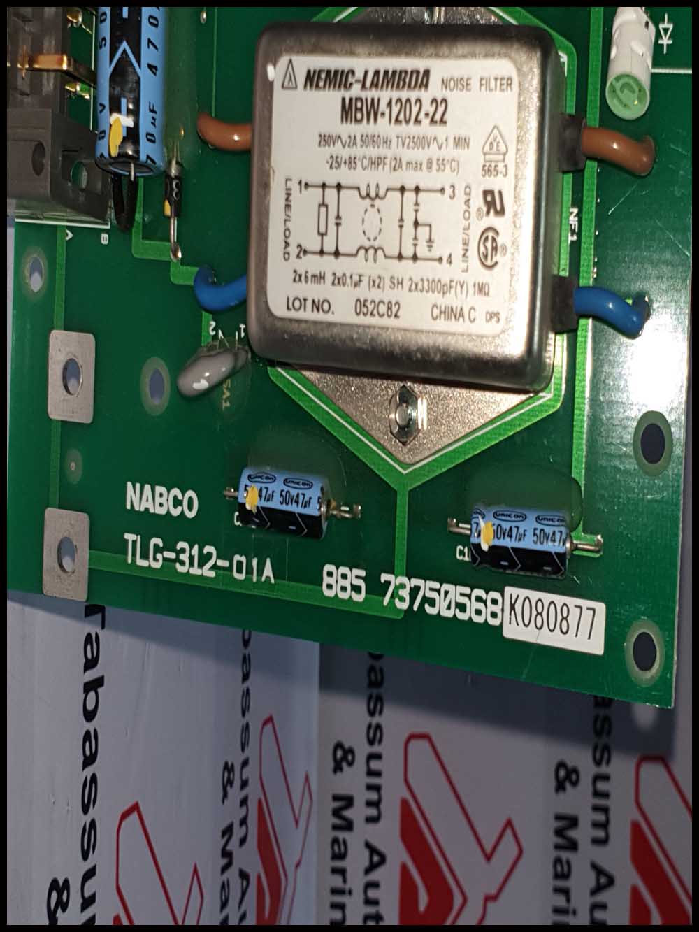 NABCO PCB CARD TLG-312-01A