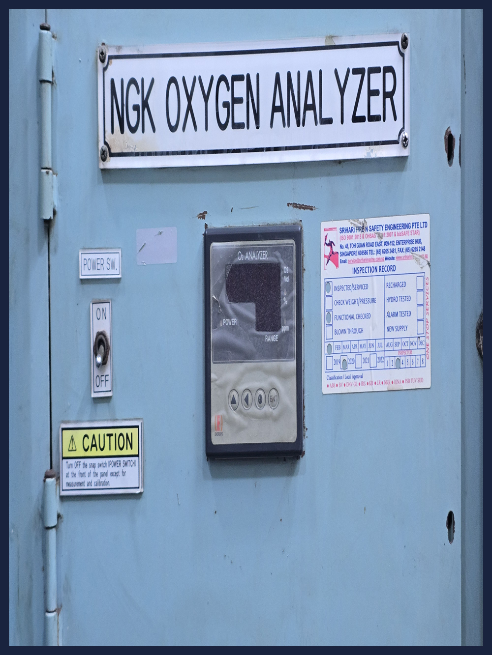 NGK DTF-201R OXYGEN ANALYZERA PANEL