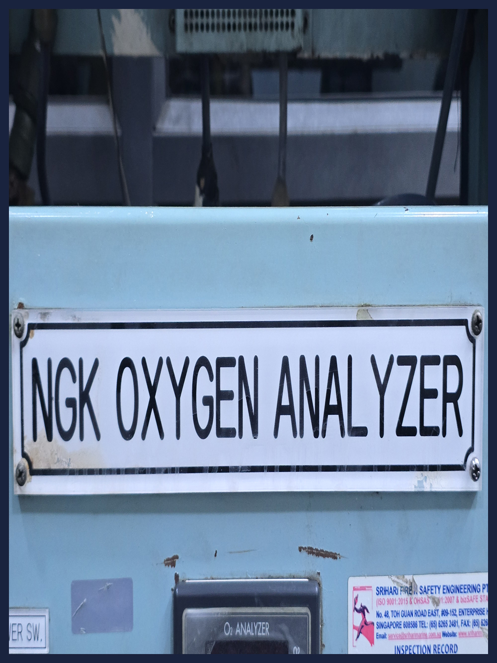 NGK DTF-201R OXYGEN ANALYZERA PANEL