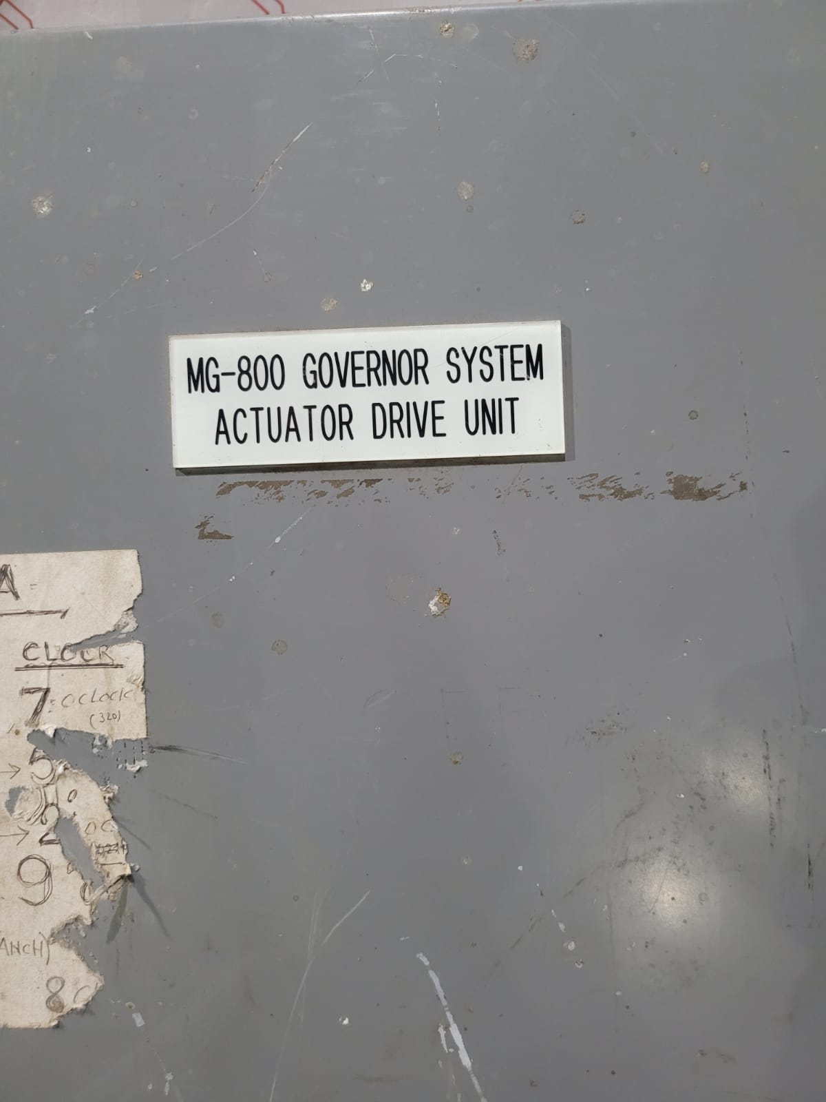 Nabco MG-800 Governor System Actuator Drive Unit