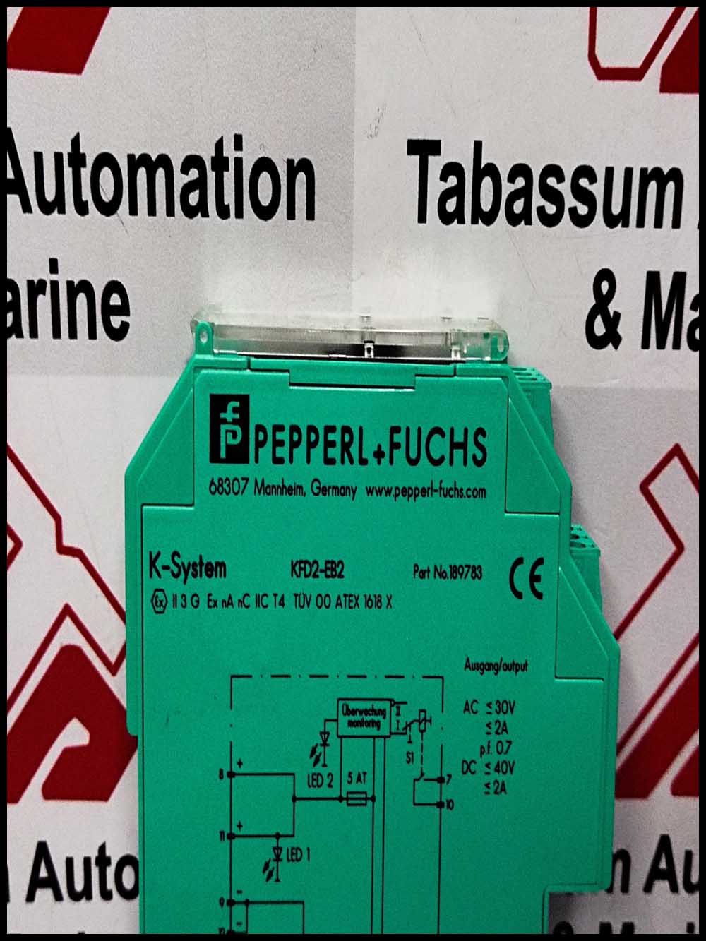 PEPPERL+FUCHS KFD2-EB2 POWER FEED MODULE 189783