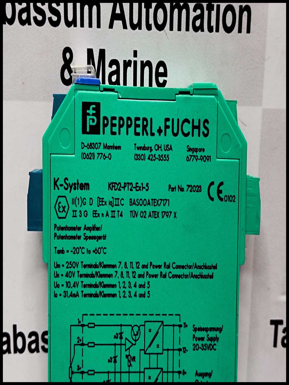 PEPPREL-FUCHS KFD2-PT2-EX1-5