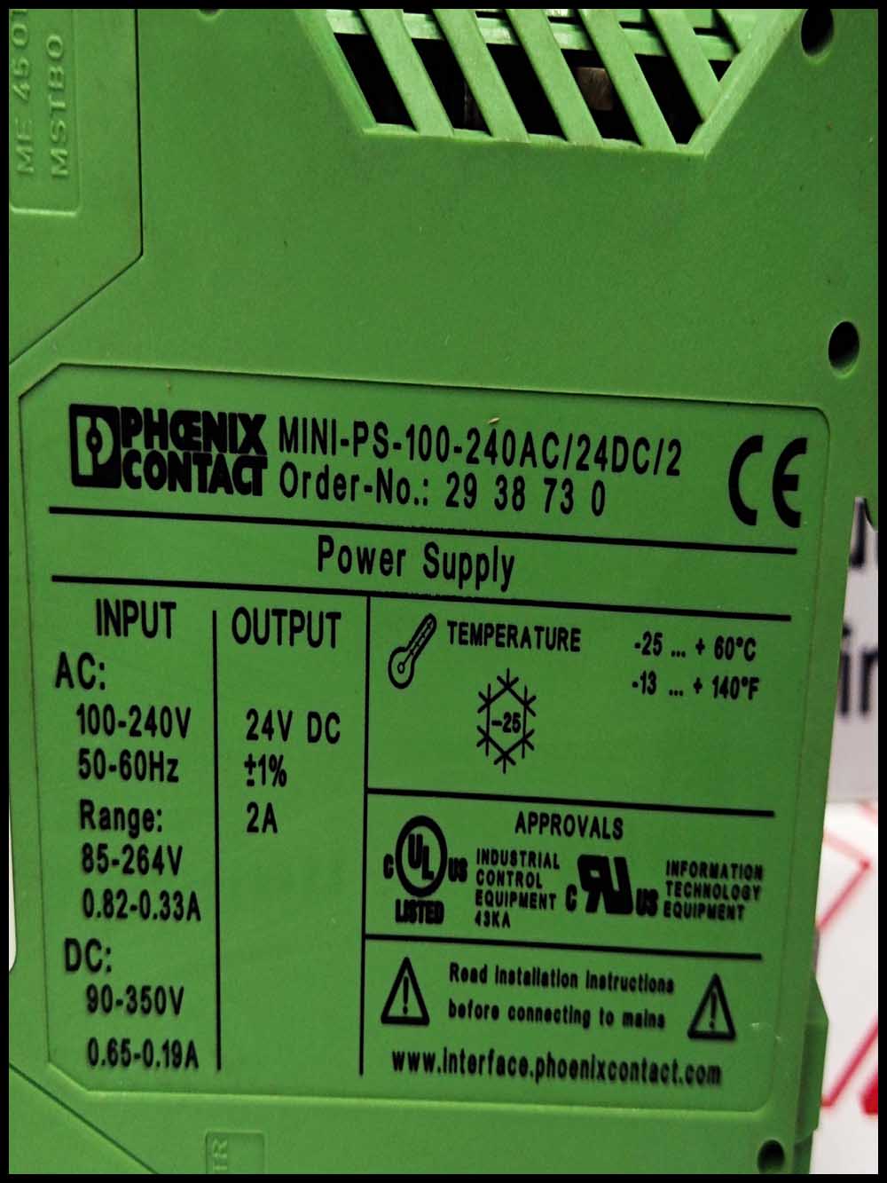 Phoenix Contact MINI-PS-100-240AC24DC2