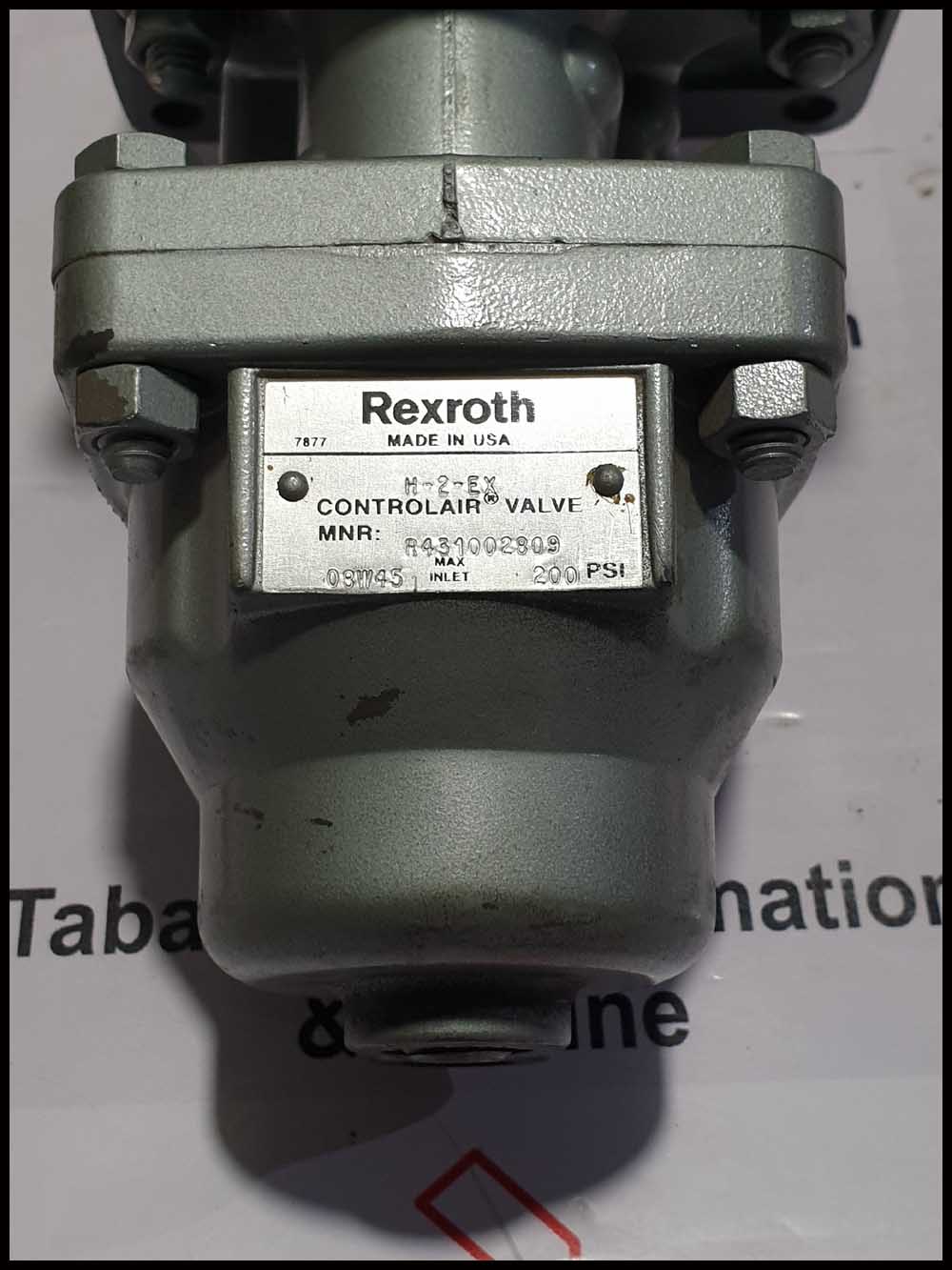 REXROTH R431002825 HD-2-FX CONTROL AIR VALVE P-05970-00003