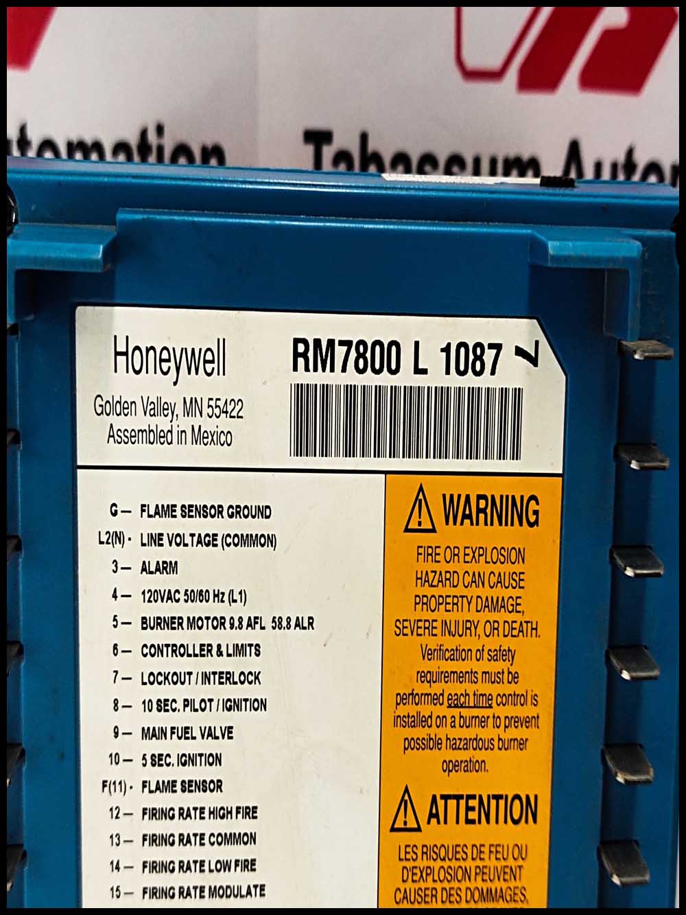 HONEYWELL RM7800L1087