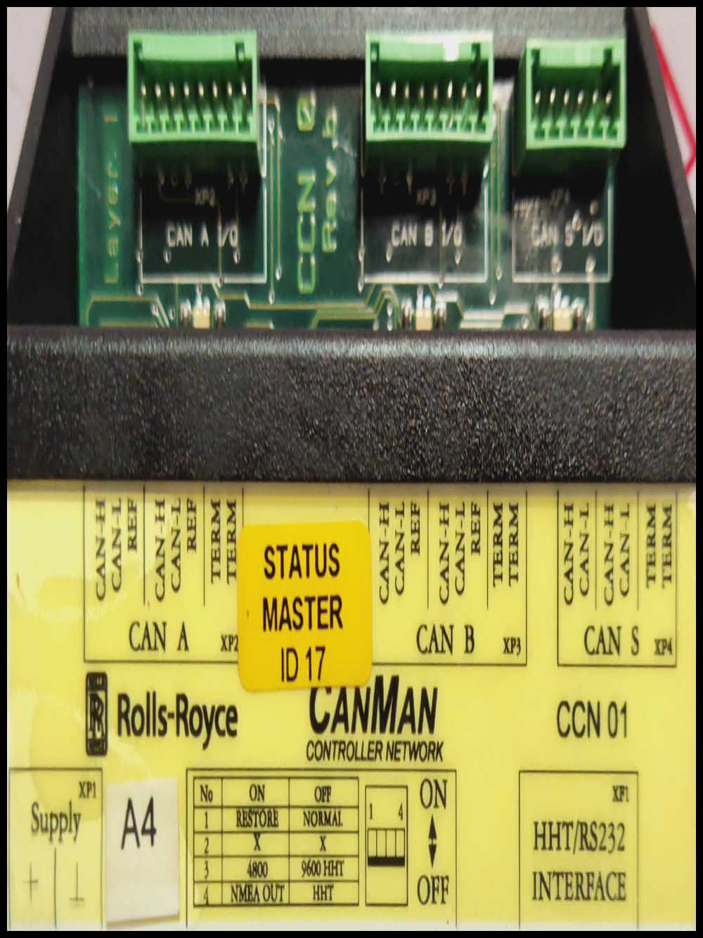 ROLLS-ROYCE CCN 01 CANMAN CONTROLLER NETWORK