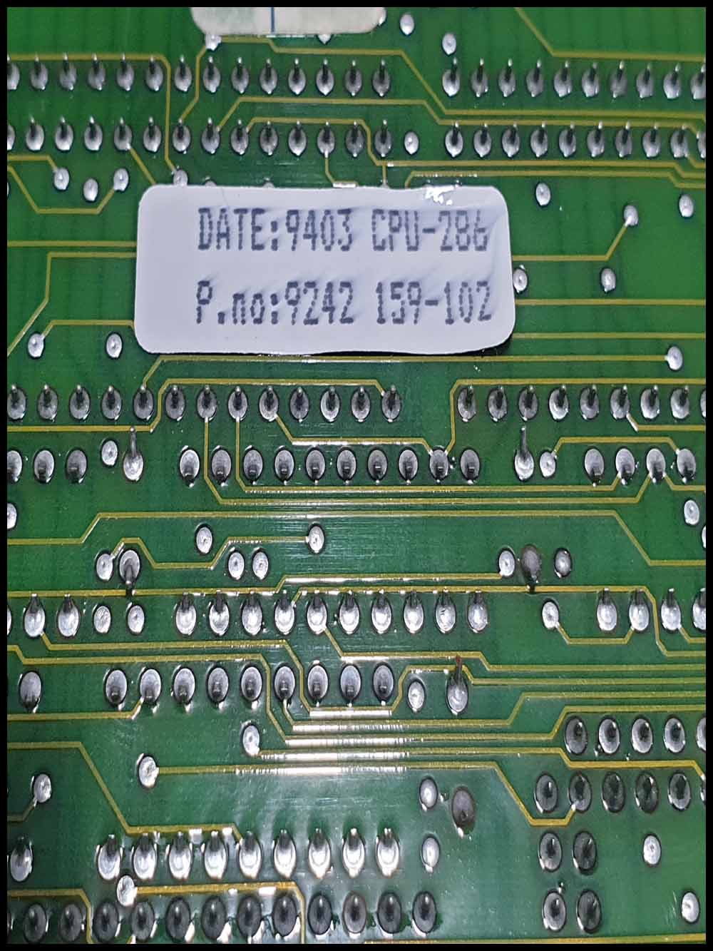 SAAB CPU-286 Tank Radar 9242 159-102C PCB 8 LED